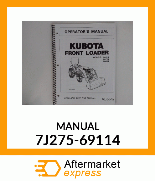 MANUAL 7J275-69114