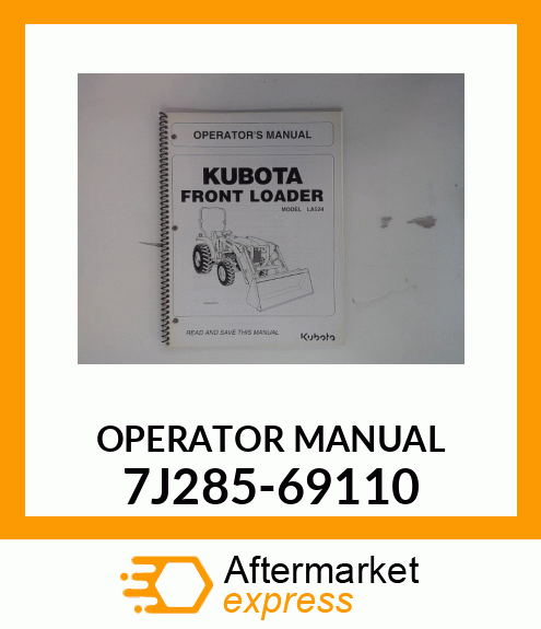 OPERATOR_MANUAL 7J285-69110