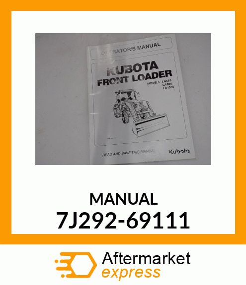 MANUAL 7J292-69111