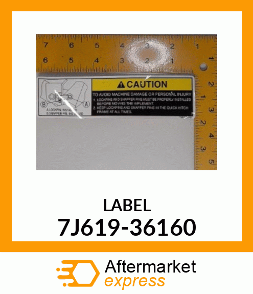 LABEL 7J619-36160