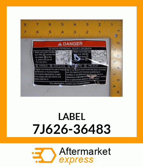 LABEL 7J626-36483