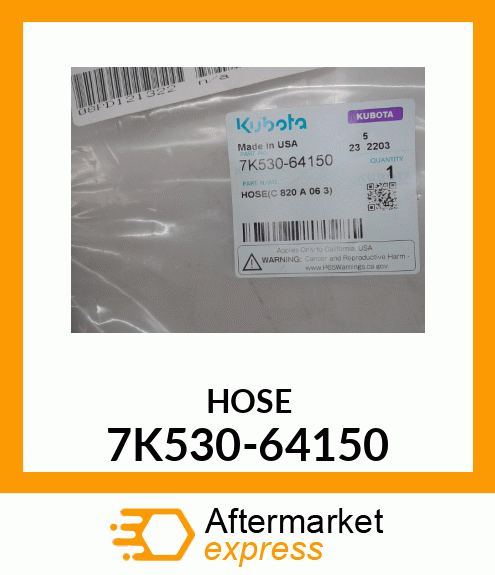 HOSE 7K530-64150