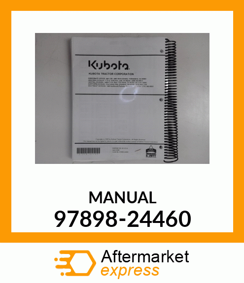 MANUAL 97898-24460