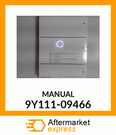 MANUAL 9Y111-09466