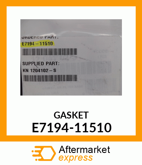 GASKET E7194-11510