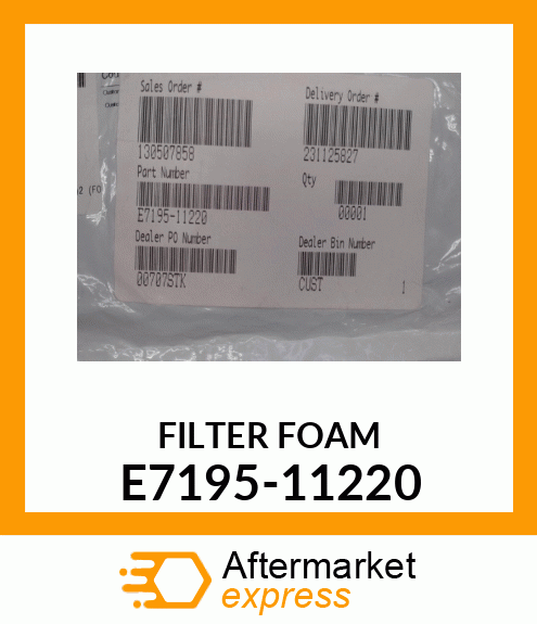 FILTERFOAM E7195-11220