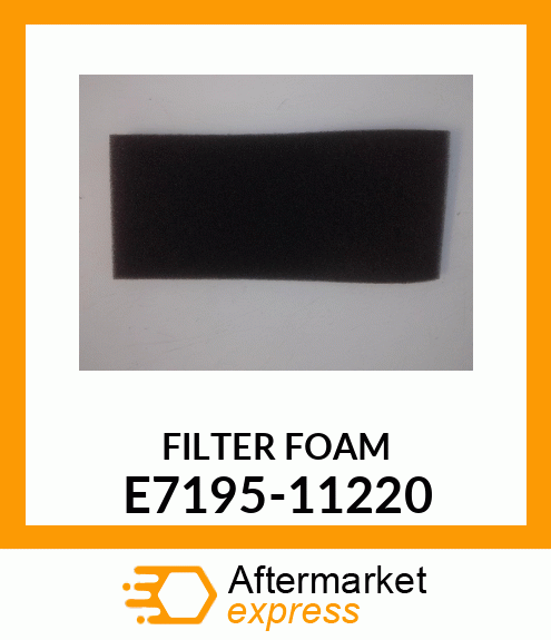 FILTERFOAM E7195-11220