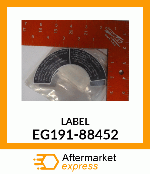 LABEL EG191-88452