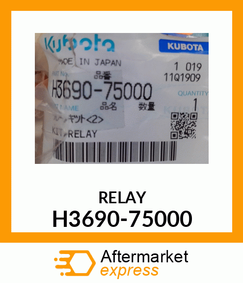 RELAY H3690-75000