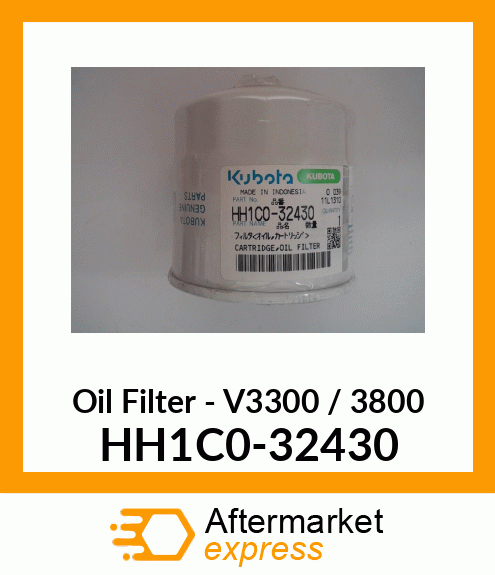Oil Filter - V3300 / 3800 Oil Filter HH1C0-32430