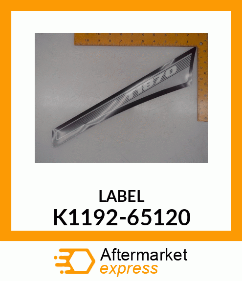 LABEL K1192-65120