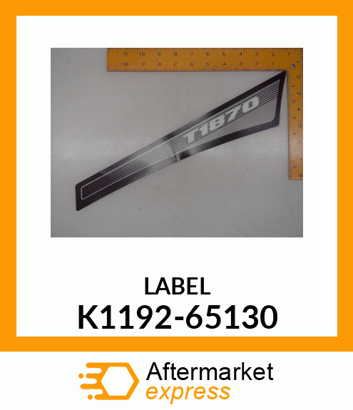 LABEL K1192-65130