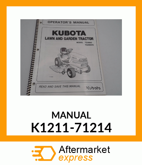 MANUAL K1211-71214