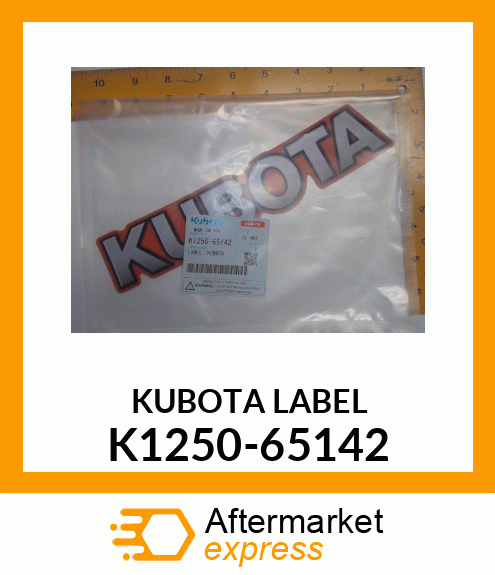 KUBOTA_LABEL K1250-65142