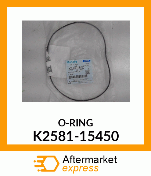 O-RING K2581-15450