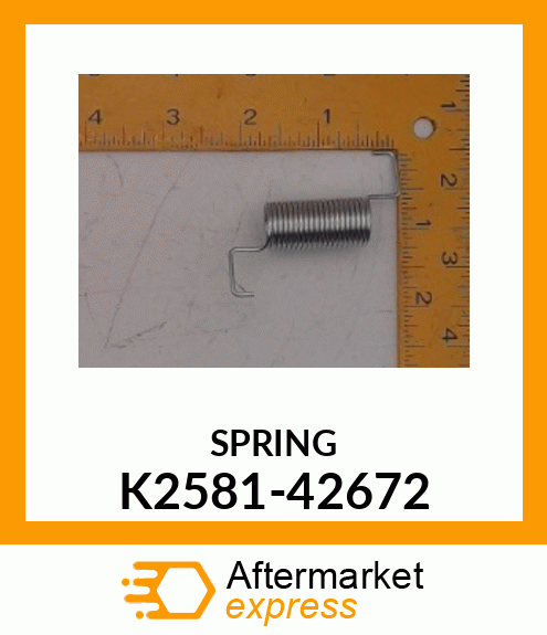 SPRING K2581-42672