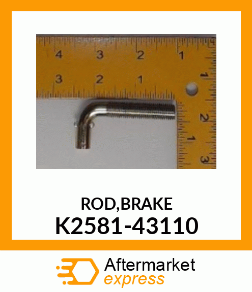 ROD,BRAKE K2581-43110