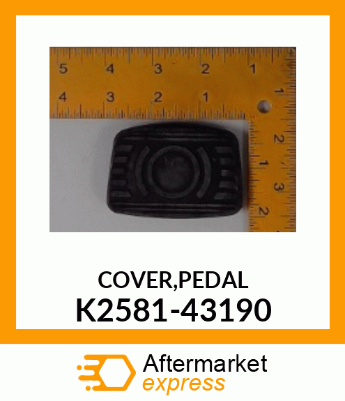 COVER,PEDAL K2581-43190