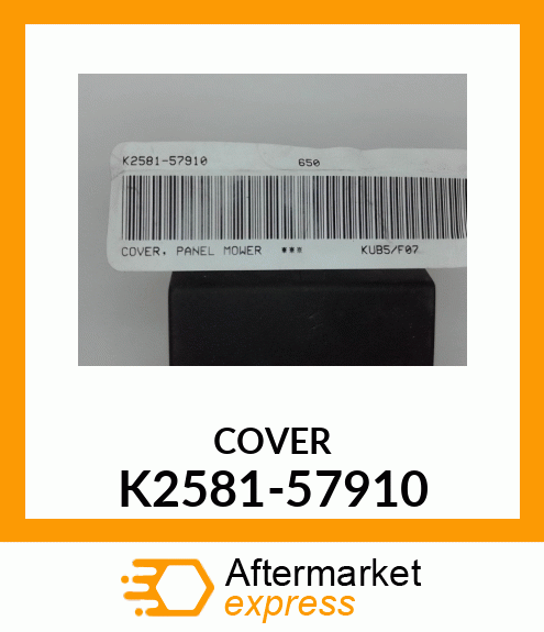 COVER K2581-57910