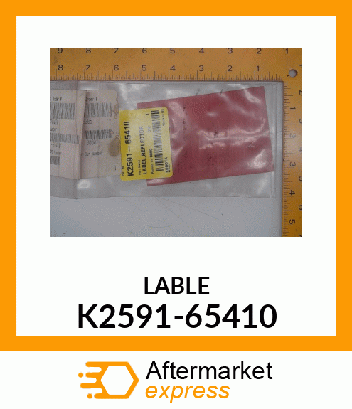 LABLE K2591-65410