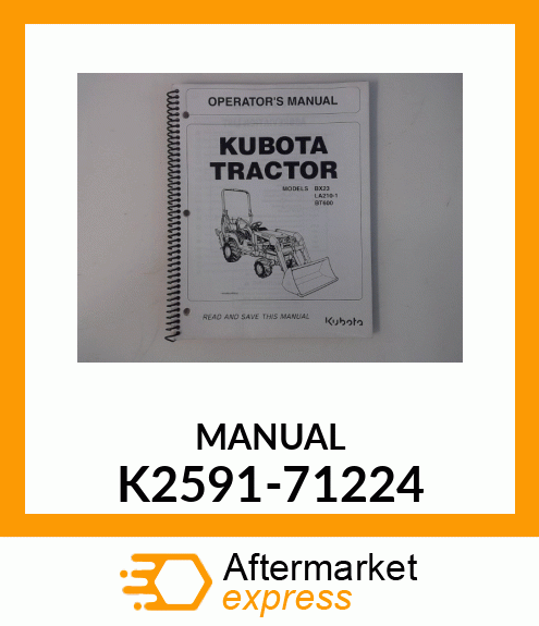 MANUAL K2591-71224