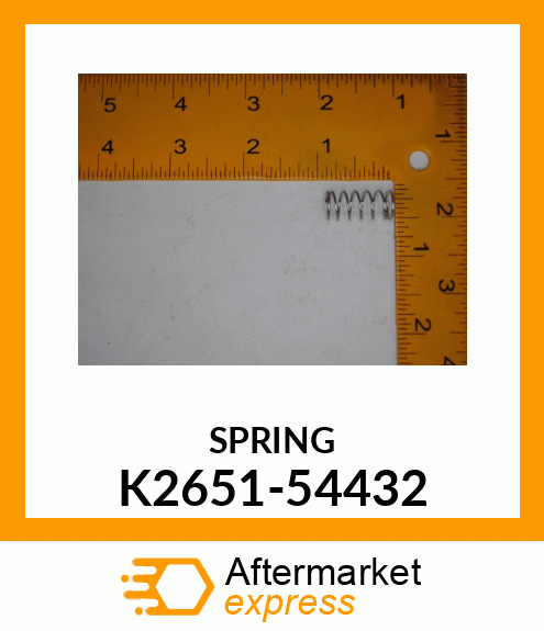 SPRING K2651-54432