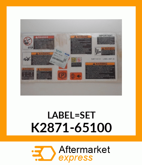 LABEL_SET K2871-65100