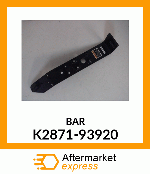 BAR K2871-93920