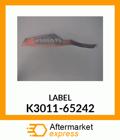 LABEL K3011-65242