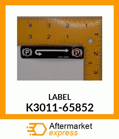 LABEL K3011-65852