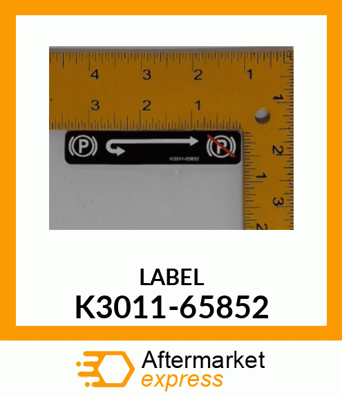 LABEL K3011-65852