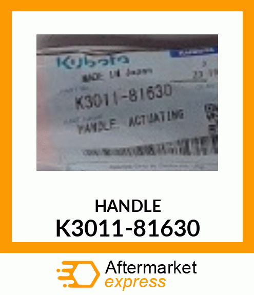 HANDLE K3011-81630