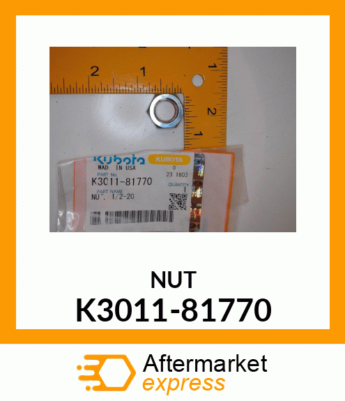 NUT K3011-81770