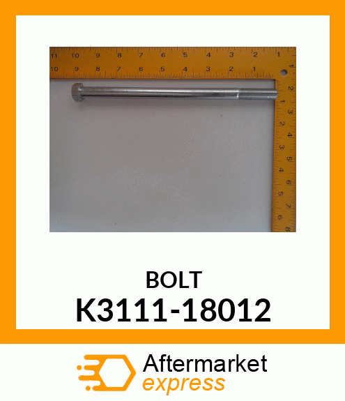 BOLT K3111-18012