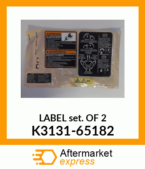 LABEL_SET_OF_2_ K3131-65182