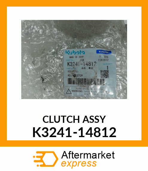 CLUTCH ASSY K3241-14812