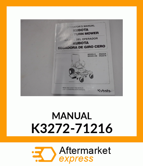 MANUAL K3272-71216