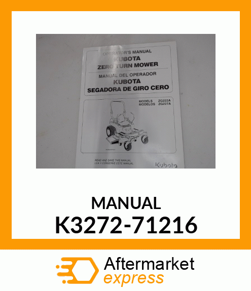 MANUAL K3272-71216