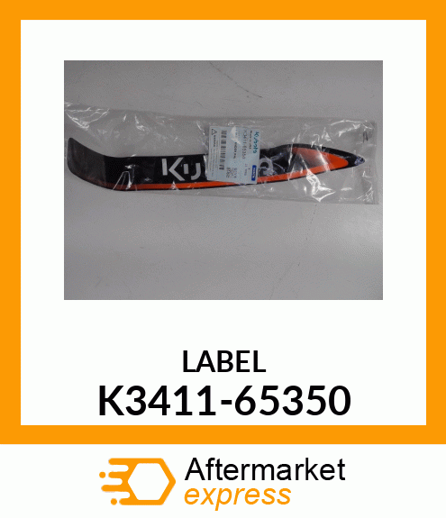 LABEL K3411-65350