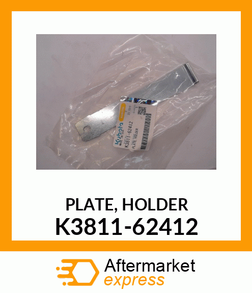 PLATE,HOLDER K3811-62412