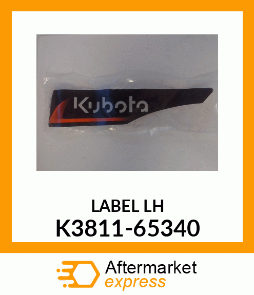 LABEL LH K3811-65340