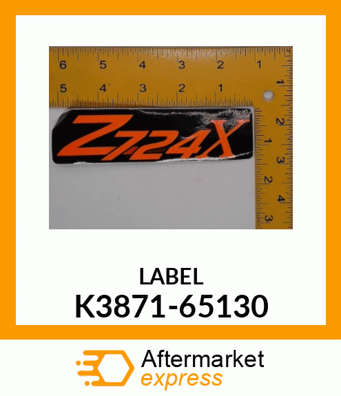 LABEL K3871-65130