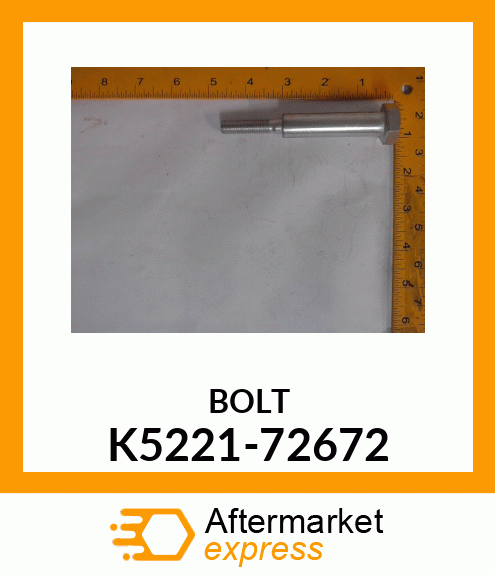 BOLT K5221-72672