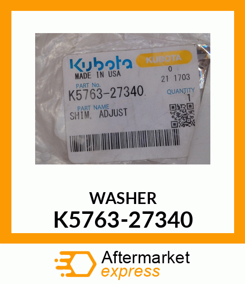 WASHER K5763-27340