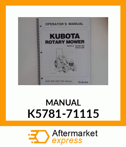 MANUAL K5781-71115