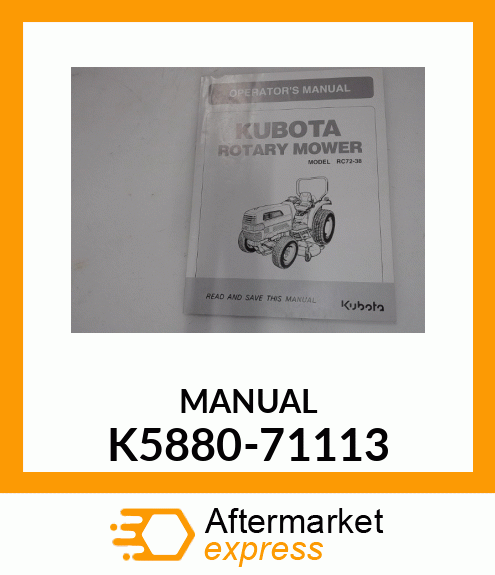 MANUAL K5880-71113