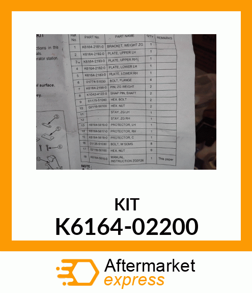 KIT K6164-02200