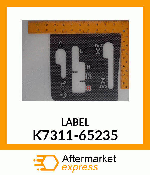 LABEL K7311-65235