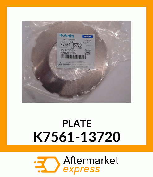 PLATE K7561-13720