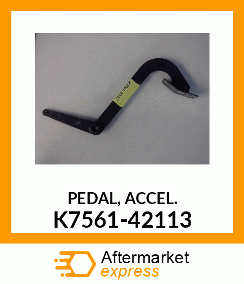 PEDAL,_ACCEL. K7561-42113